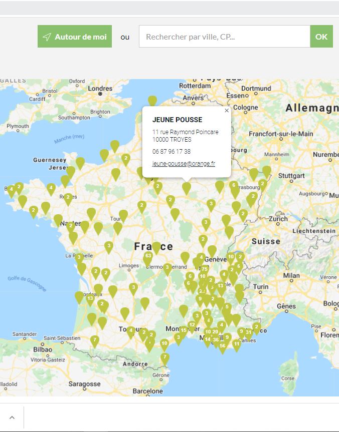 Horticulture Var Géolocalisation France